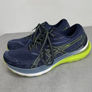 ASICS Gel Kayano 29 Running Shoes Gym Sneakers Men's 10 Midnight Lime Zest